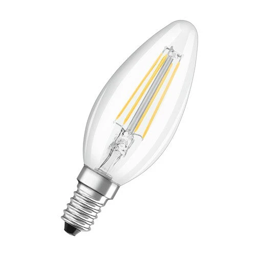 OSRAM Lampe LED filament avec culot E14, forme de bougie, blanc chaud (2700K), 6W, remplacement d'une ampoule de 60W, LED Retrofit CLASSIC B