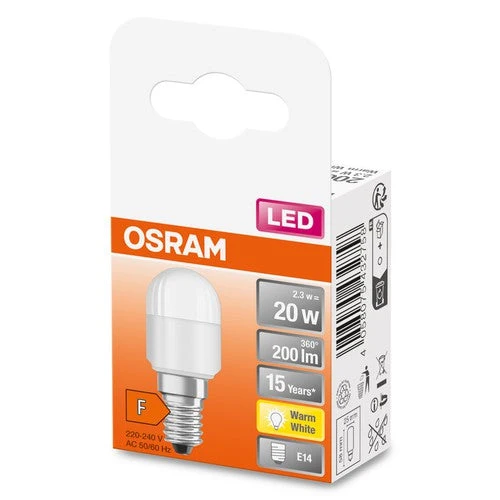 OSRAM LED SPECIAL Lampe LED T26 (ex 20W) 2,3W / 2700K blanc chaud E14
