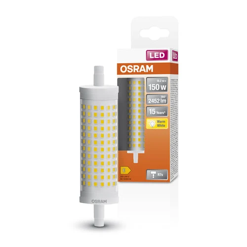 OSRAM LED LINE Tube LED (ex 150W) 17,5W / 2700K blanc chaud R7s