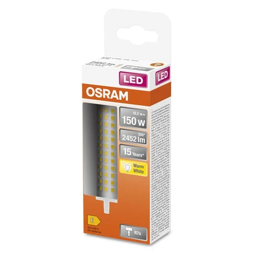 OSRAM LED LINE Tube LED (ex 150W) 17,5W / 2700K blanc chaud R7s