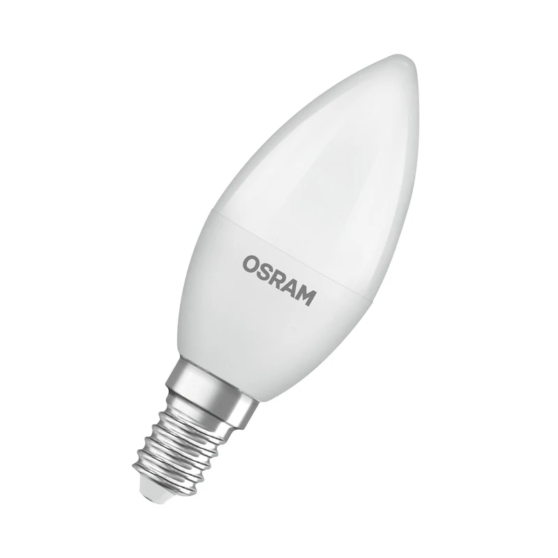 OSRAM LED Star Lampe LED forme bougie mate (ex 60W) 7,5W / 2700K blanc chaud E14