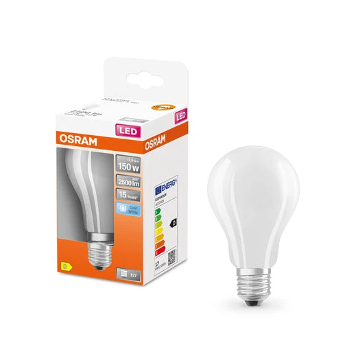 OSRAM Retrofit Classic A lampe LED (ex 150W) 16W / 4000K blanc froid E27