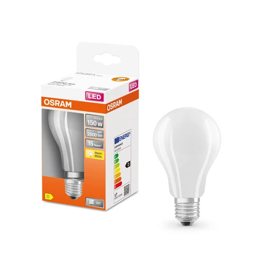 OSRAM LED Retrofit Classic A Lampe LED matte (ex 150W) 16W / 2700K Warmweiß E27