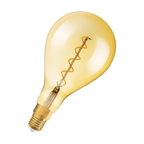 OSRAM Vintage 1906® Lampe LED à intensité variable (ex 28W) 5W / 2000K Lumières chaudes E27 Aspect doré