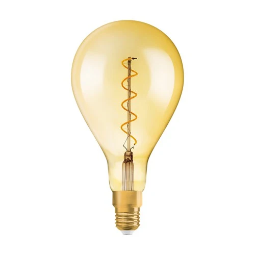 OSRAM Vintage 1906® Lampe LED à intensité variable (ex 28W) 5W / 2000K Lumières chaudes E27 Aspect doré