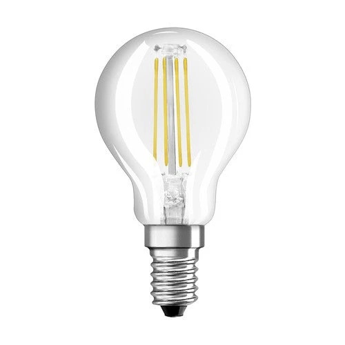 OSRAM LED Base Classic Lampe LED à filament (ex 40W) 4W / 2700K blanc chaud E14, pack de 5