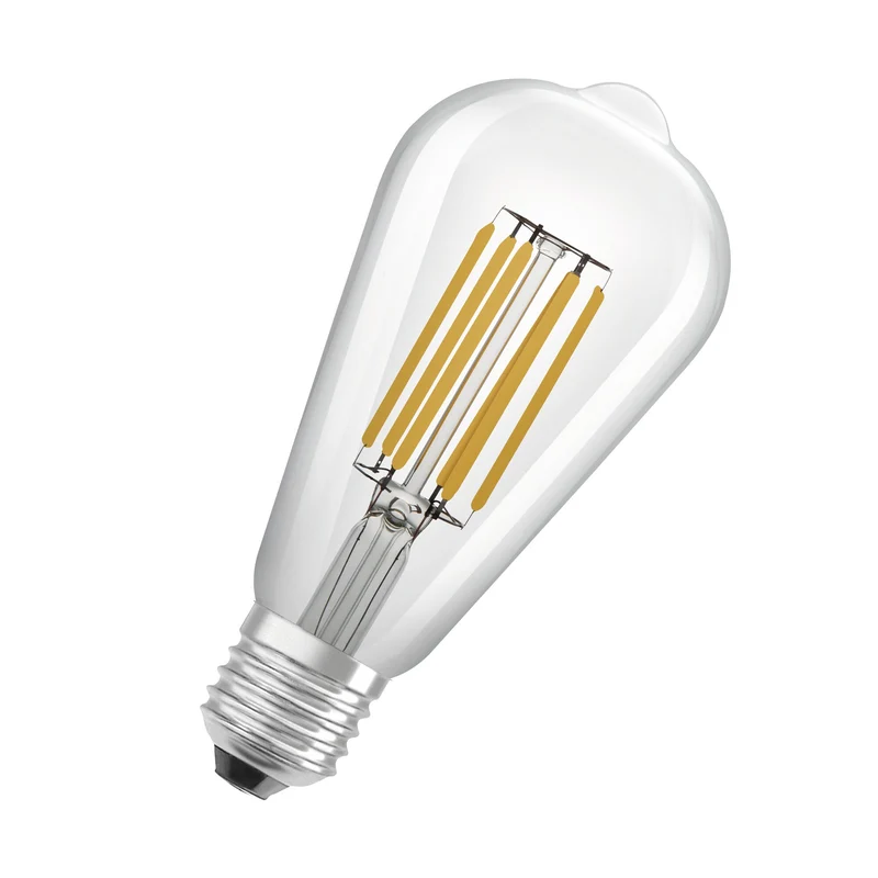 OSRAM LED Lampe Classe d'efficacité énergétique A Filament Classique Clair, 2.5W/3000K, E27, Blanc chaud