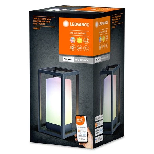 LEDVANCE SMART+ lampe de table WiFi extérieure 5W, 310lm, noir