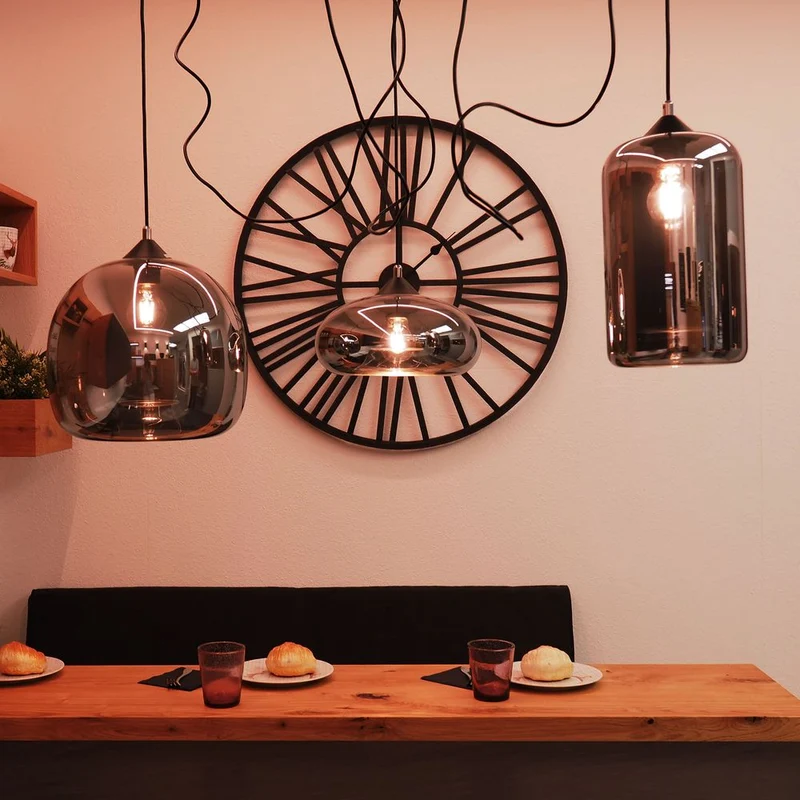 s.luce Cruet Galerie-Pendelleuchte Glas 500cm