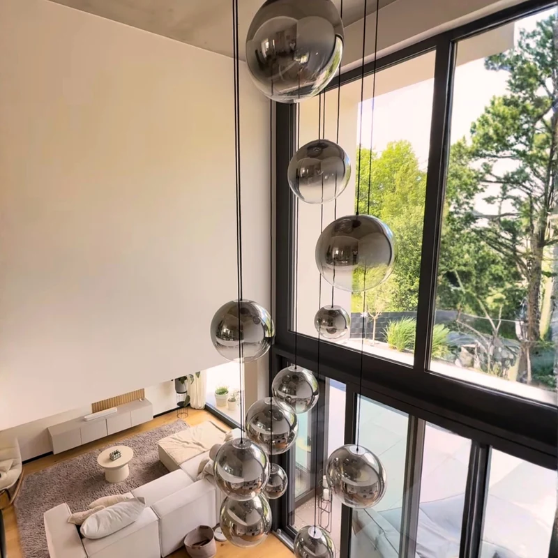 s.luce Orb XL Galerieleuchte 8-flammig mit Modular Baldachin