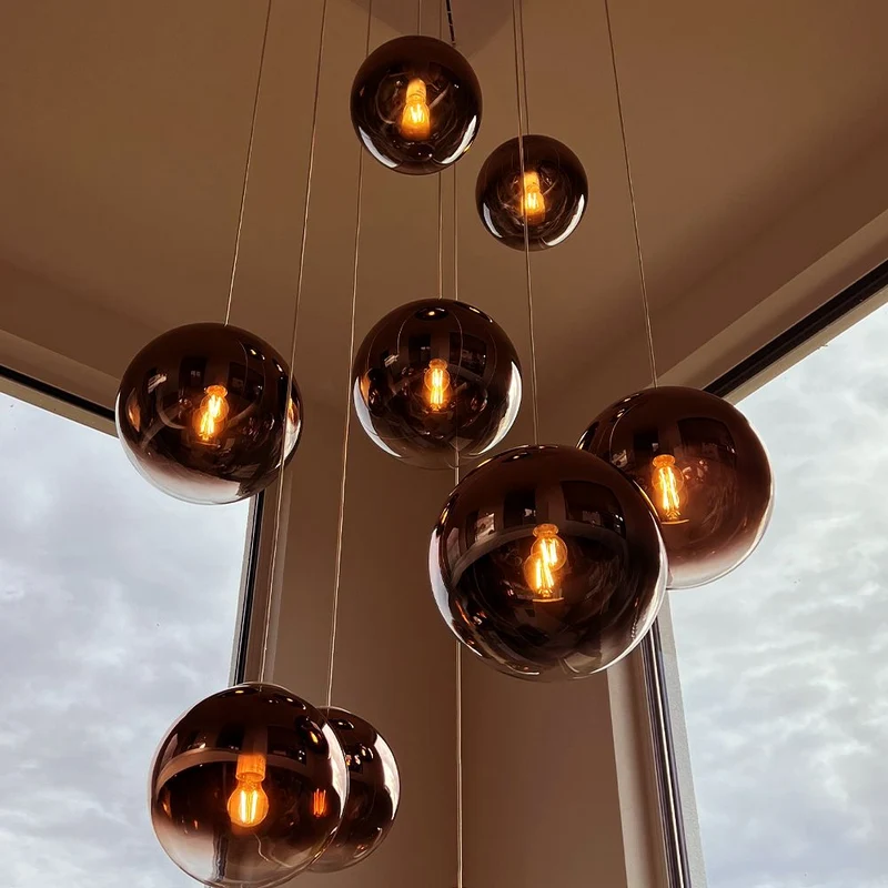 s.luce Orb XL Galerieleuchte 8-flammig mit Modular Baldachin