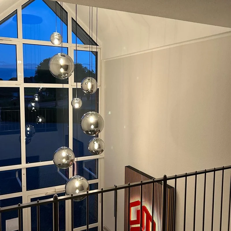 s.luce Orb XL Galerieleuchte 8-flammig mit Modular Baldachin