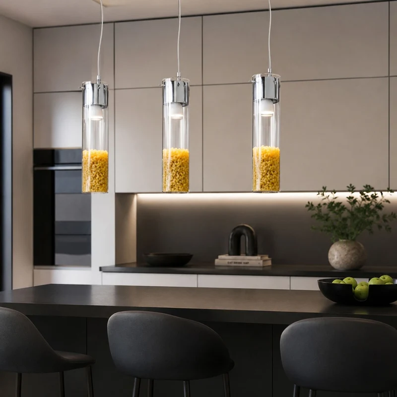 s.luce MyLight Hängeleuchte mit Schauzylinder 40cm
