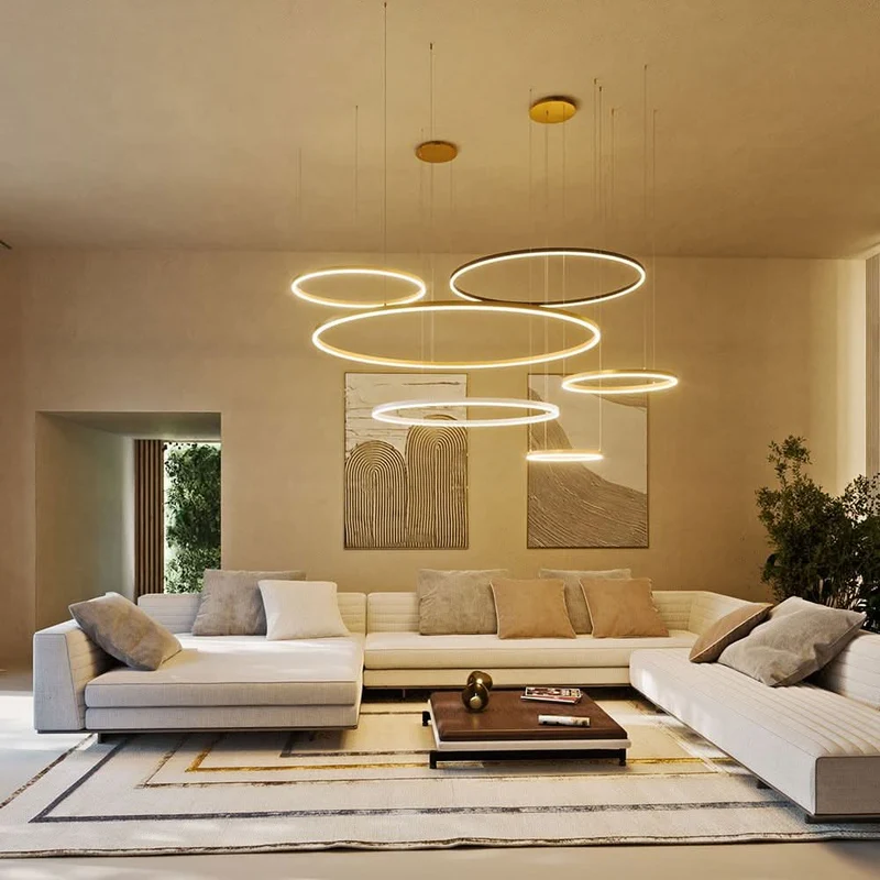 s.luce LED Ring Hängelampe Ø 80cm
