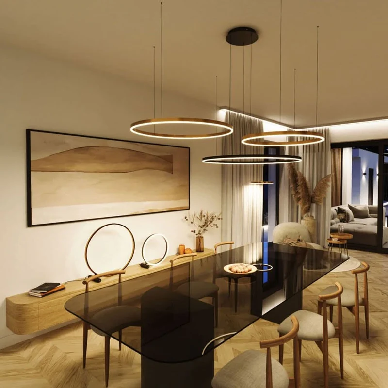 s.luce LED Ring Hängelampe Ø 80cm