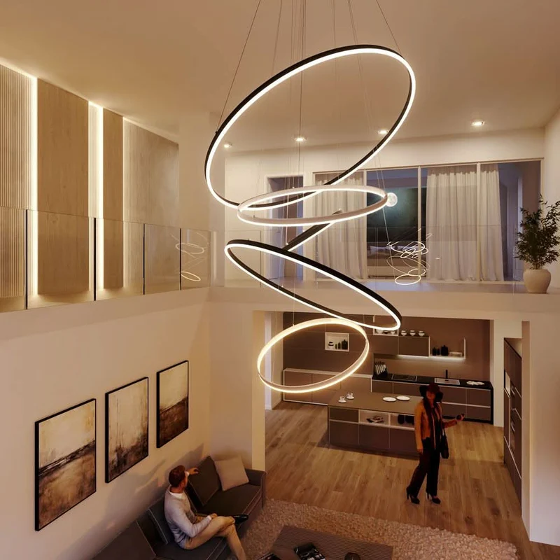 s.luce LED Ring Pendelleuchte Ø 40cm