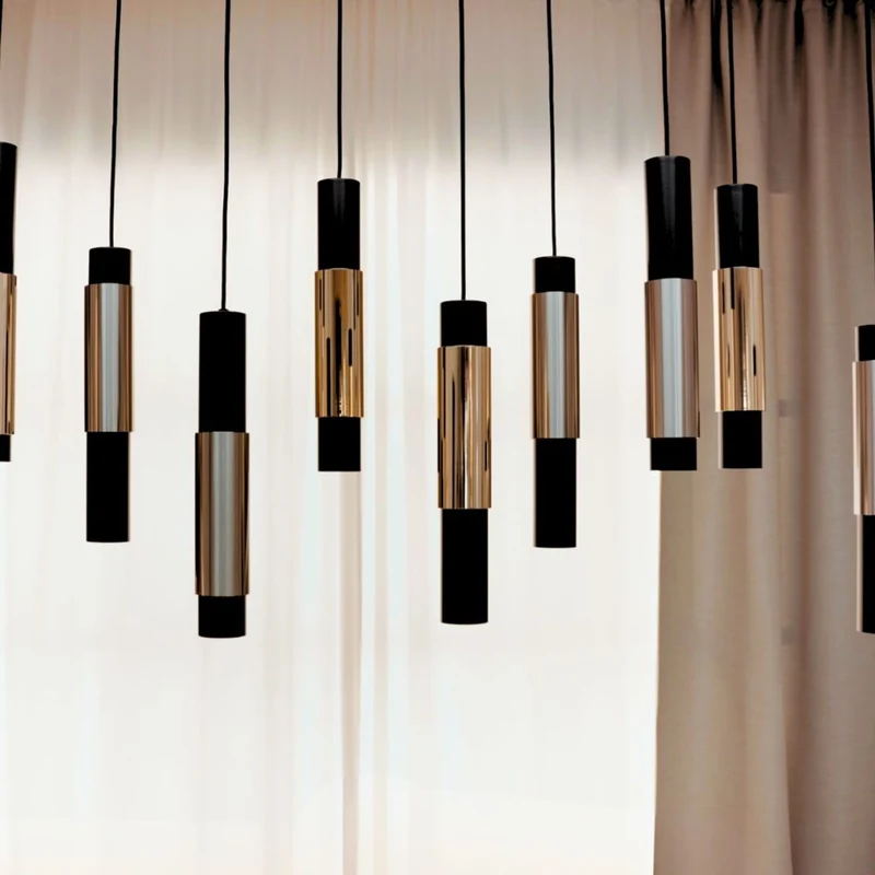 s.luce Moderne Hängelampe Crutch Zylinderform