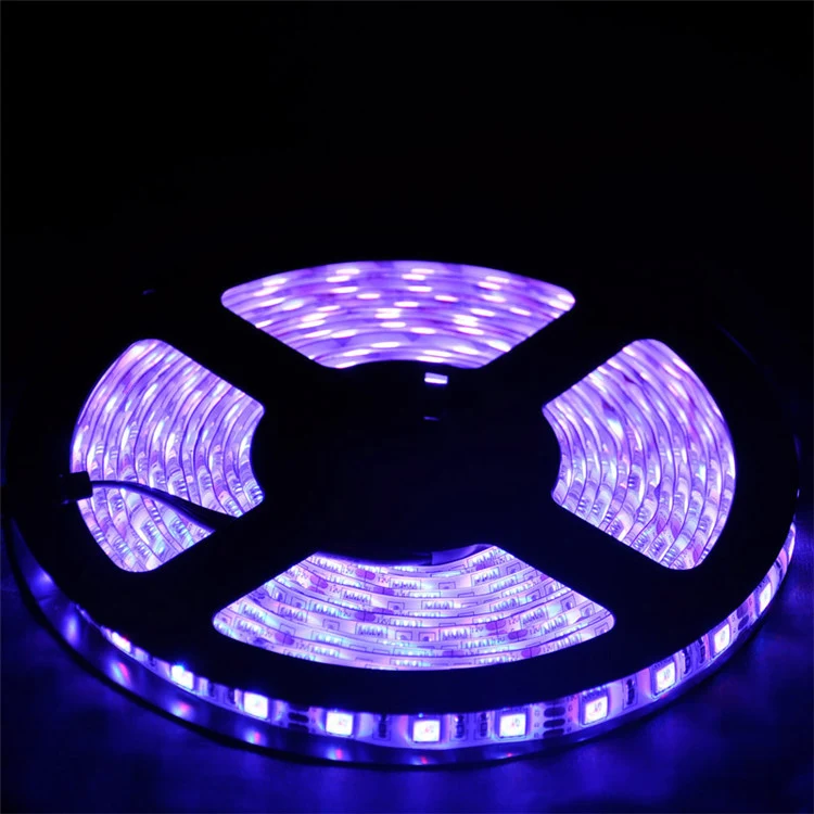 5M/10M SMD5050 RGB LED Strip Light Kit - DC12V | 30 / 60LEDs/M | 10mm PCB | IP00 / IP65 | 5M /10M | RGB Color Changing LED Strip Lights with Alexa, Google Assistant | 24/ 44 Keys Controller + Power Supply