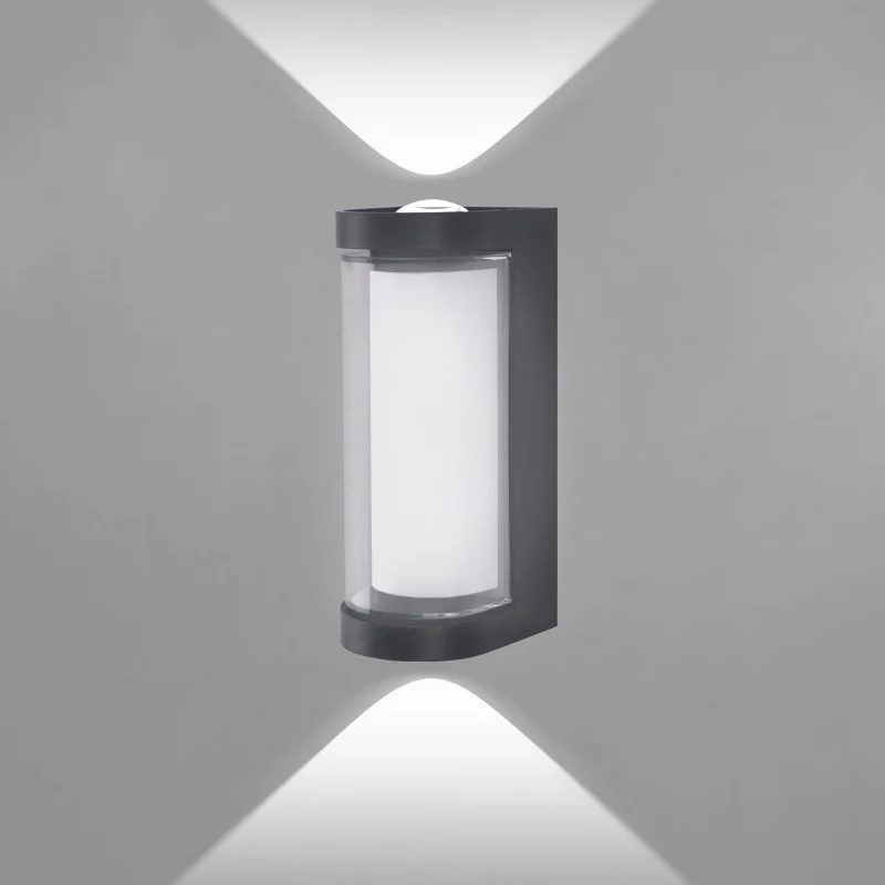 Waterproof LED Wall Light - 7W | 3000K / 6500K | Square / Round | Up & Down Outdoor Wall Sconce for Porch, Garden, Balcony & Indoor Decoration | Plastic Housing | IP65 | 4-Pack