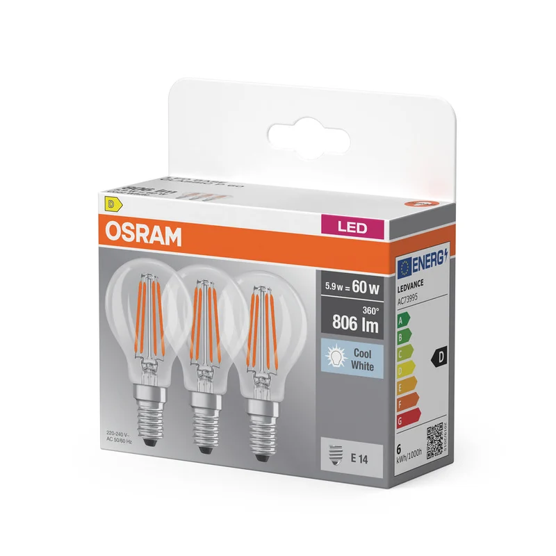 LED BASE CLASSIC P 5.9W 840 Clair E14