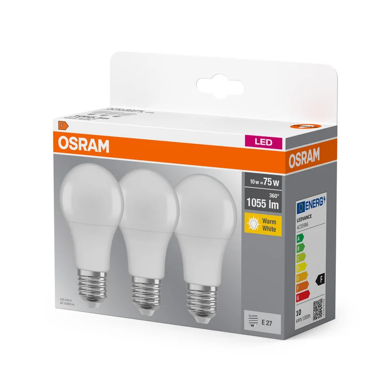 LED BASE CLASSIC A 10W 827 Givré E27
