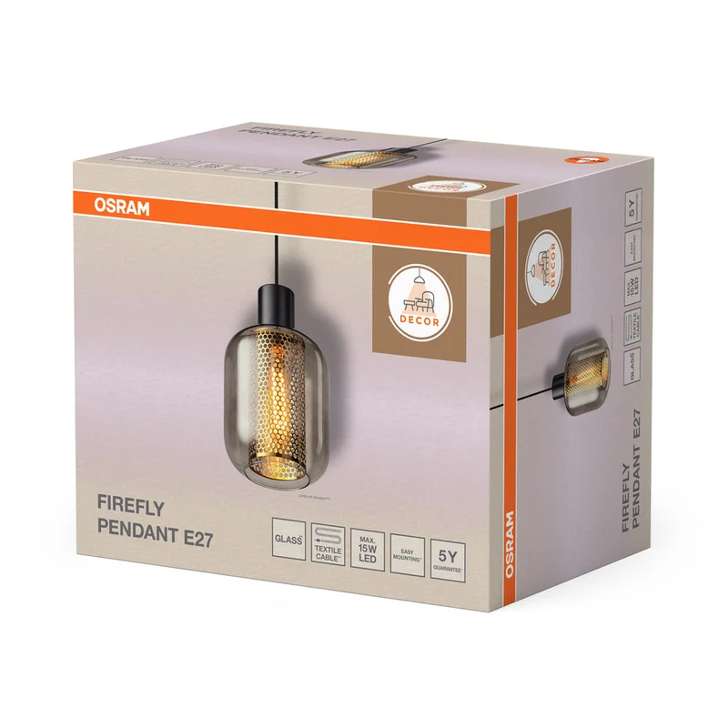 OSRAM DECOR Firefly Suspension E27 Noir