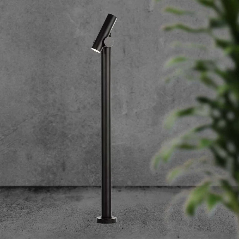 Borne de Jardin 4W Noire Design IP44 100cm