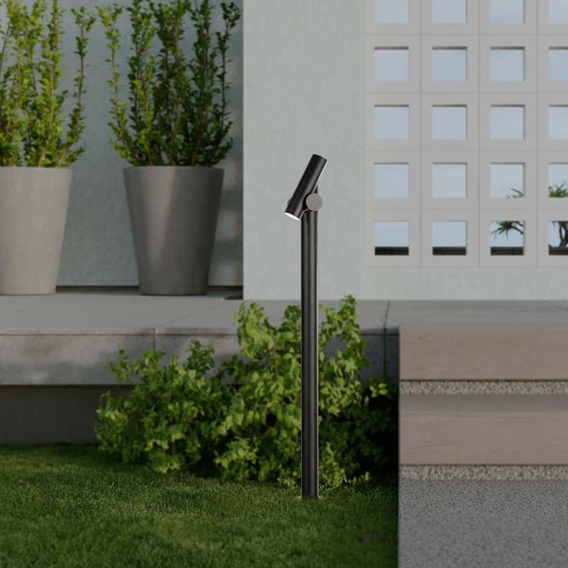 Borne de Jardin 4W Noire Design IP44 100cm