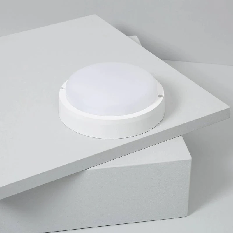 Plafonnier LED Extérieur Rond 15W Blanc IP65 Ø140 mm