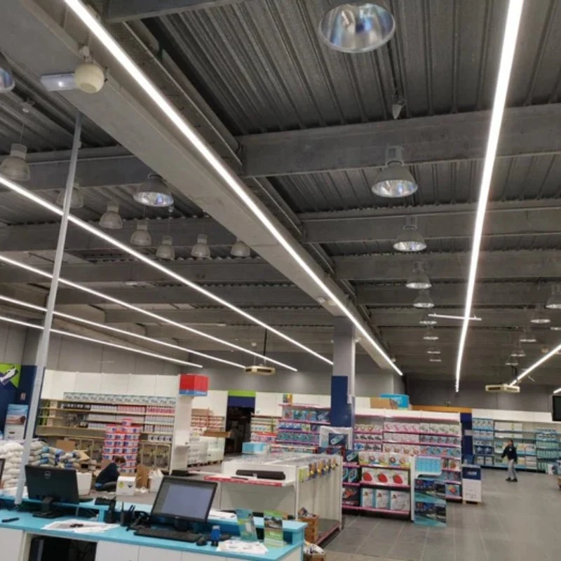 Suspension Linéaire LED 150cm 60W 130lm/W Interconnectable CCT Noir - 3000K/4200K/6400K