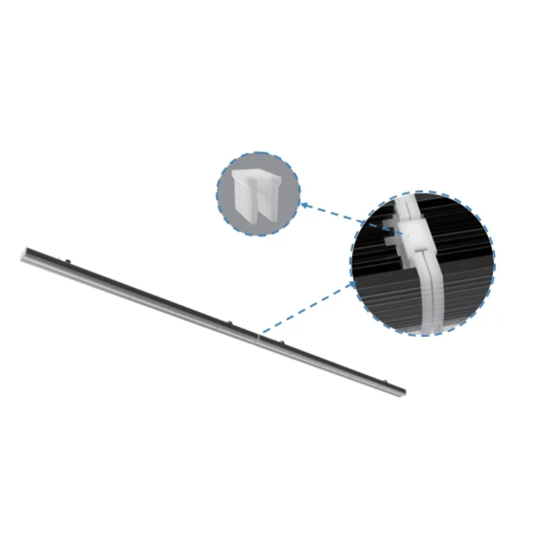 Suspension Linéaire LED 120cm 40W 130lm/W Interconnectable CCT Noir - 3000K/4200K/6400K