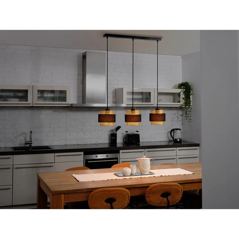 OSRAM DECOR Hornet Suspension linéaire 3xE27 Noir
