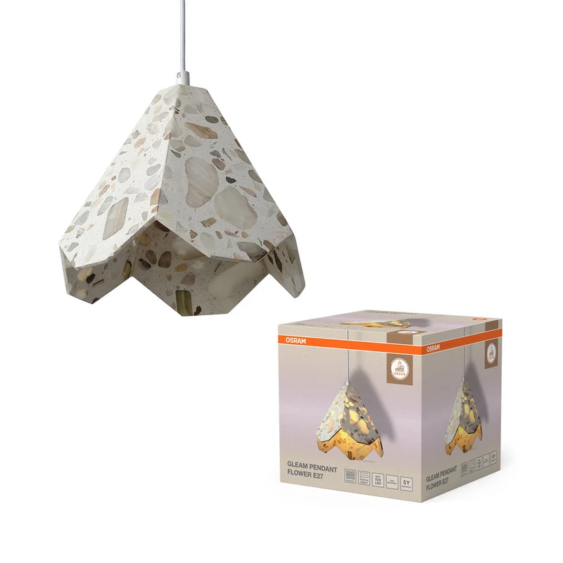 OSRAM DECOR Gleam Suspension Flower E27 Blanc