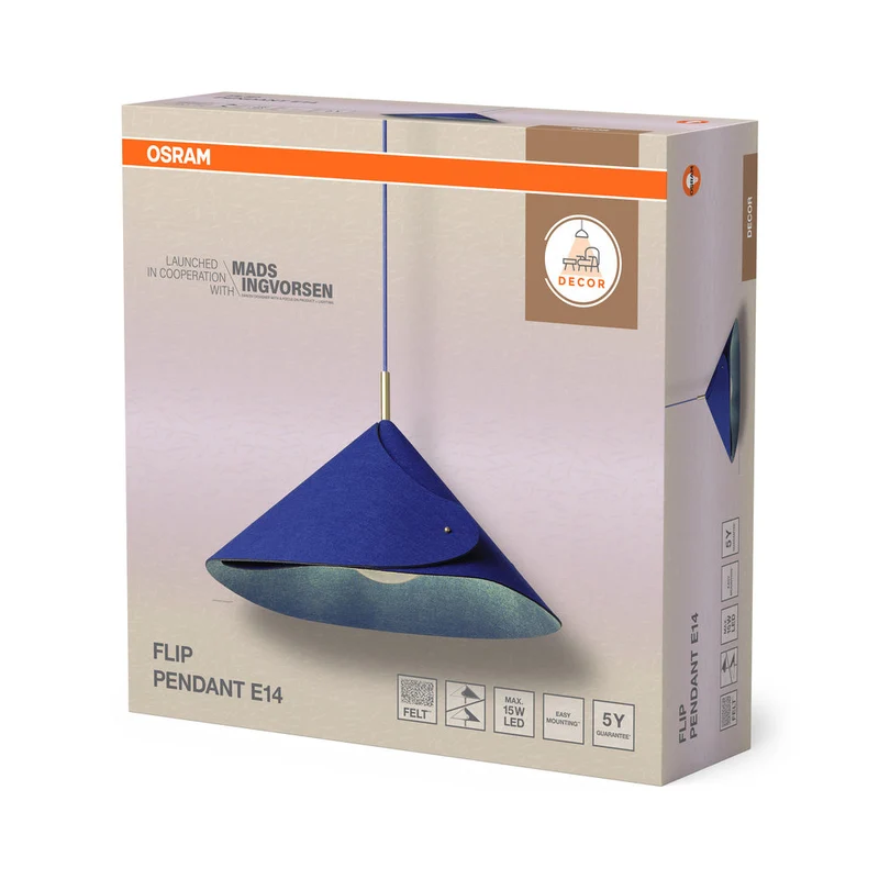 OSRAM DECOR Flip Suspension E14 Bleu