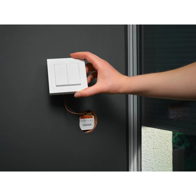 OSRAM Wifi SMART+ module de commutation / actionneur de commutation pour moteurs de volets roulants blanc