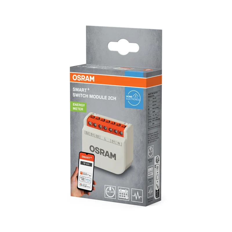 OSRAM Wifi SMART+ module de commutation / actionneur de commutation 2 canaux