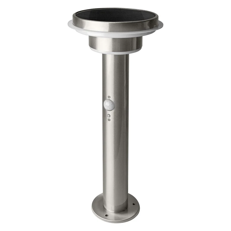 OSRAM ENDURA® Style Circle Double Solar Socle LED Lampe de chemin avec capteur 6W / 3000K Argent