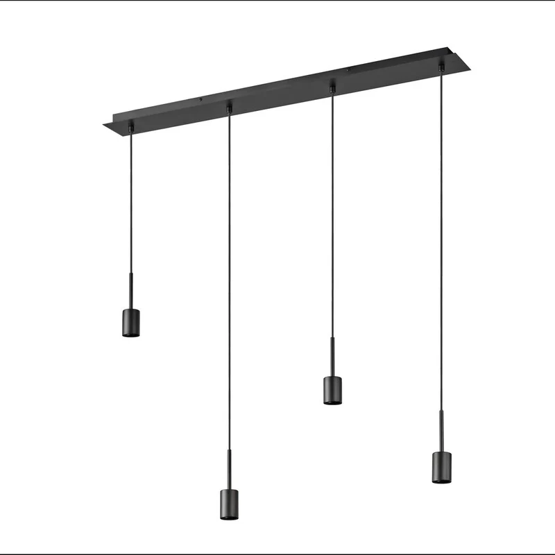 OSRAM DECOR Suspension Needle Linear 4xE27, gris foncé