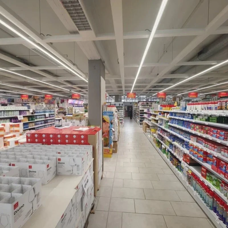Suspension Linéaire LED 120cm 40W 130lm/W Interconnectable CCT Noir - 3000K/4200K/6400K