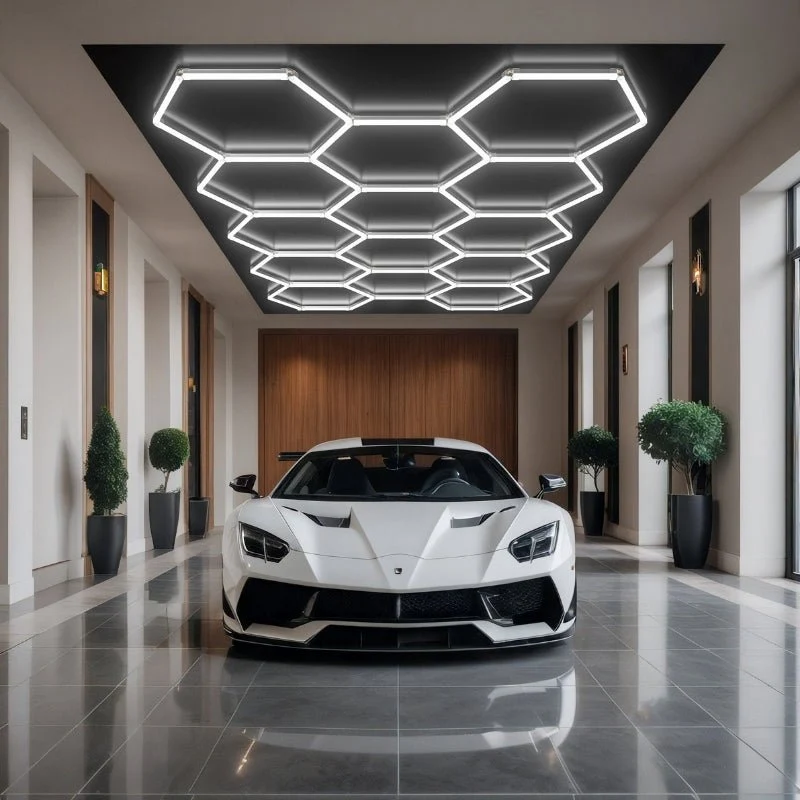 Kit 14 éclairages LED Hexagonal 370.5W - 110lm/W
