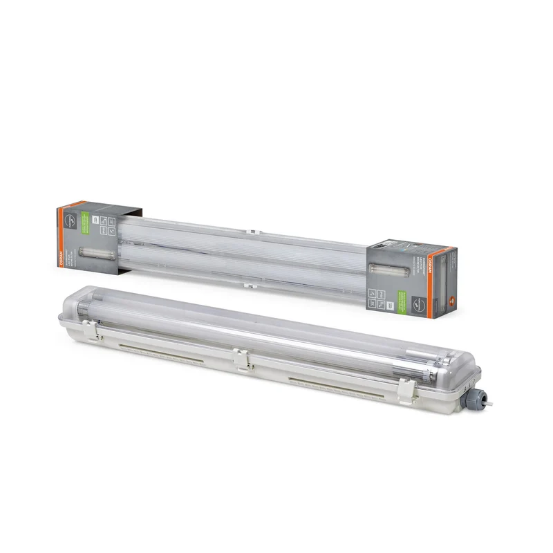 OSRAM SUBMARINE luminaire pour pièces humides PCR 60 2 X 7W 840 G13 T8, 1600 lm, 4000 K, blanc froid