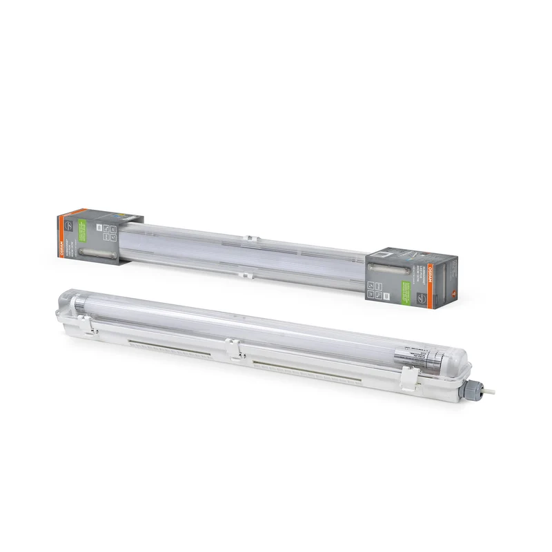 OSRAM SOUS-MARIN Luminaire pour pièces humides PCR 60 1 X 7W 840 G13 T8, 800 lm, 4000 K, Blanc froid