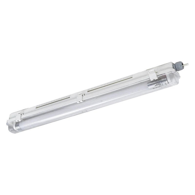 OSRAM SOUS-MARIN Luminaire pour pièces humides PCR 60 1 X 7W 840 G13 T8, 800 lm, 4000 K, Blanc froid