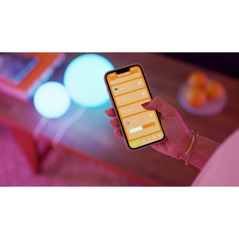 OSRAM SMART+ Wifi BALL Lampe d'ambiance de table MAGIC RGB Mini RGBW USB, 130 lm, 2200 … 6500 K, Blanc réglable|RGB