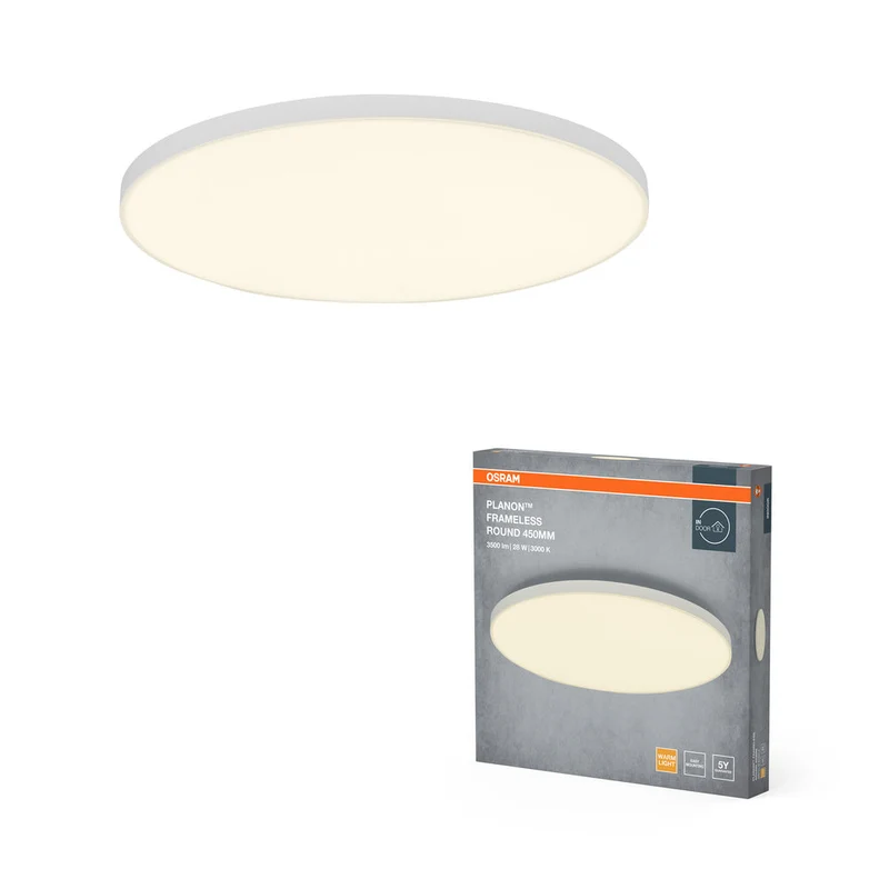 OSRAM Planon Plafonnier Rond Sans Cadre, 28W, 450mm