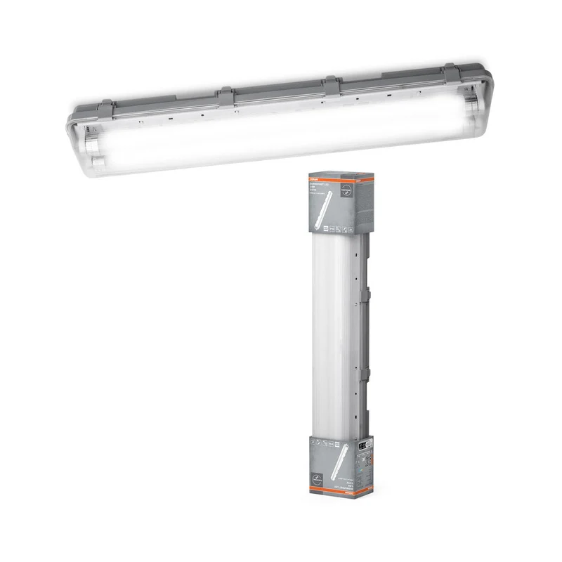 OSRAM SUBMARINE LED Plafonnier luminaire pour pièce humide 65,1cm 2-flammes 16W / 4000K Blanc froid