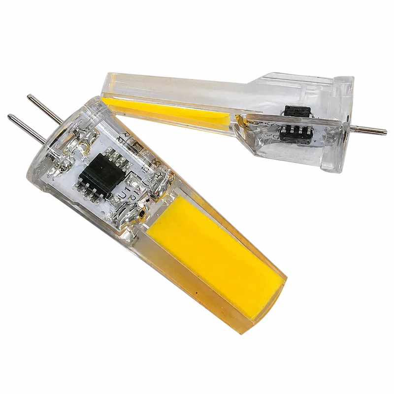 10PCS Pack 110V 220V AC Traic Dimmable 3W G4 E14 COB 2508 LED Light Bulb