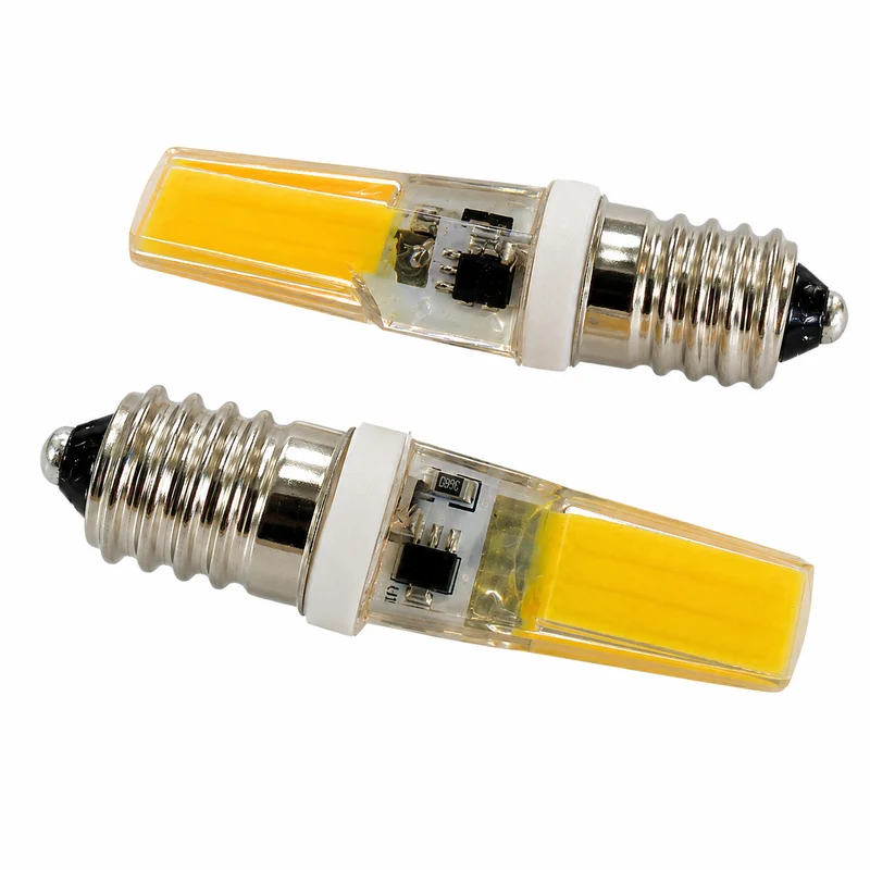 10PCS Pack 110V 220V AC Traic Dimmable 3W G4 E14 COB 2508 LED Light Bulb