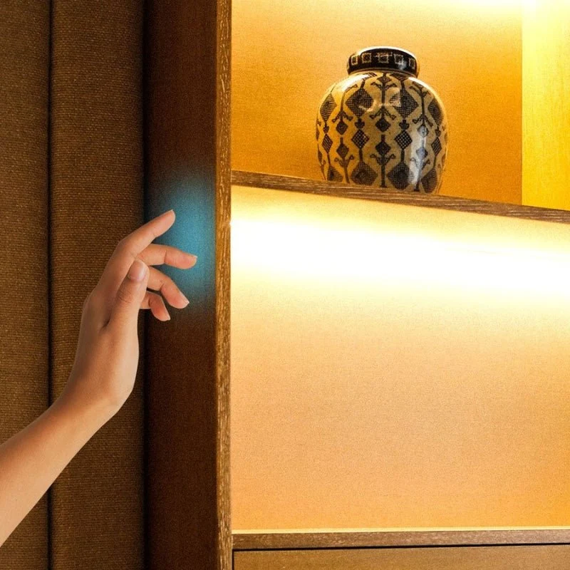 Interrupteur Invisible à Effleurement Dimmable DC12-24V Blanc
