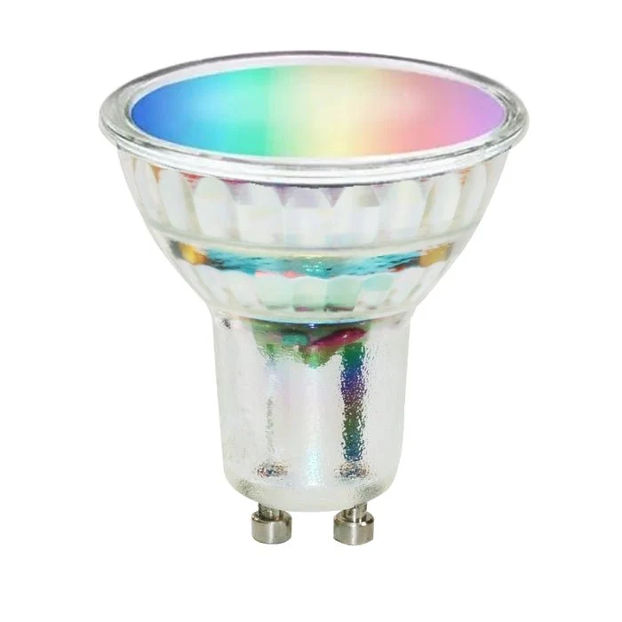 Ampoule LED Connectée Wifi GU10 4.5W RGBW - Pack de 10